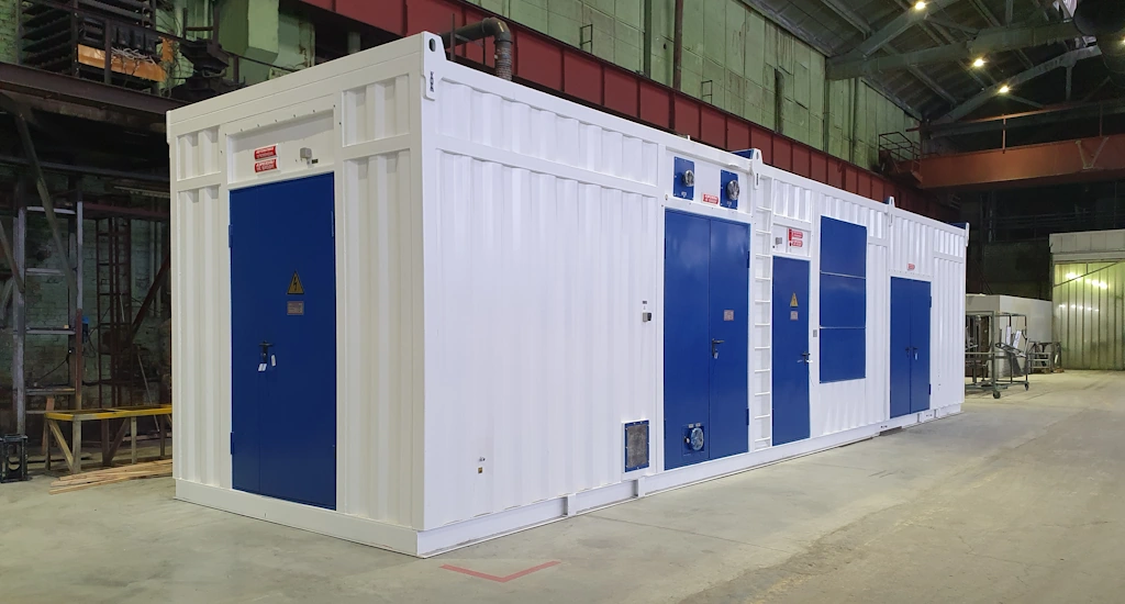 Дизельный генератор на двигателе Yuchai в утепленном контейнере "Север"