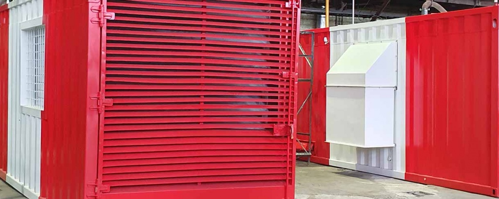 фото Дизельный генератор ЭТРО мощность 300 кВт 400В SC15G500D2 в утепленном контейнере "Север" с дополнительным шумопоглощением