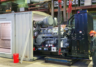 Фото:Дизельная электростанция АД1000-Т400-2РБК в контейнере