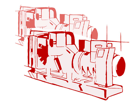 Многоагрегатный высоковольтный энергоцентр общей мощностью 2МВт