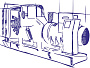ДЭС (ДГУ) ЭТРО АД1450-Т400 6300В изготовлены с двигателем MTU 12V4000G63 от российского производителя АО «Электроагрегат» Дизель-генератор ЭТРО в Новосибирске АД1450-Т400 с двигателем MTU 12V4000G63 от российского производителя